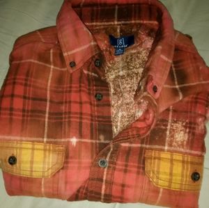 George splatter dyed flannel
